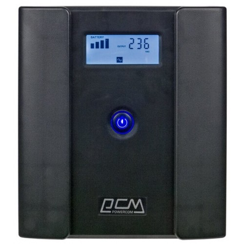 Интерактивный ИБП Powercom Raptor RPT-1025AP LCD EURO (черный) 1