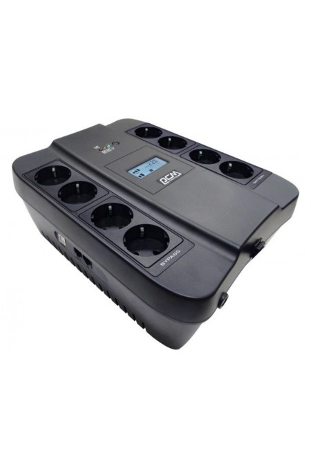 Интерактивный ИБП Powercom SPD-900U LCD (черный) 