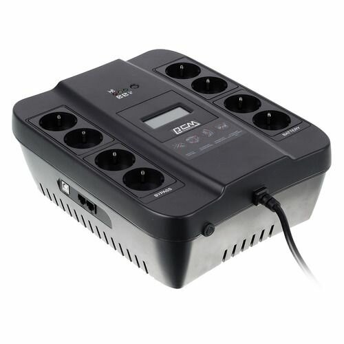 Источник бесперебойного питания Powercom Spider SPD-550U LCD (черный) 7