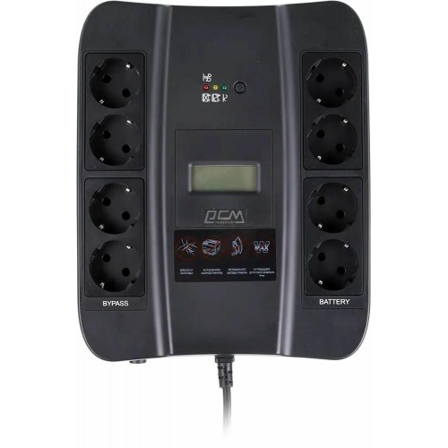 Источник бесперебойного питания Powercom Spider SPD-550U LCD (черный) 8