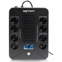Интерактивный ИБП SMARTWATT UPS SAFE 1000 (черный)