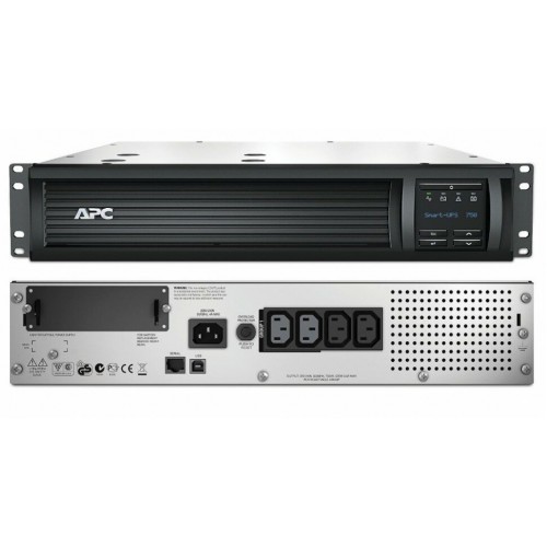 Источник бесперебойного питания APC by Schneider Electric Smart-UPS SMT750RMI2U (черный) 