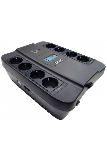 Источник бесперебойного питания Powercom Spider SPD-550U LCD (черный) 