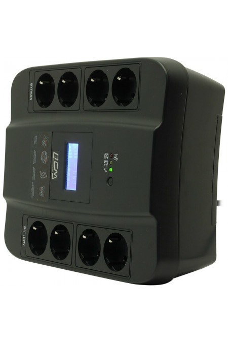 Источник бесперебойного питания Powercom Spider SPD-550U LCD (черный) 3
