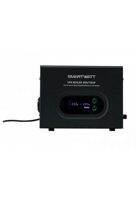 Источник бесперебойного питания Smartwatt Boiler 1000/12LW 600Вт 1000ВА (черный) 