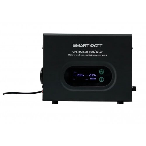 Источник бесперебойного питания Smartwatt Boiler 1000/12LW 600Вт 1000ВА (черный) 