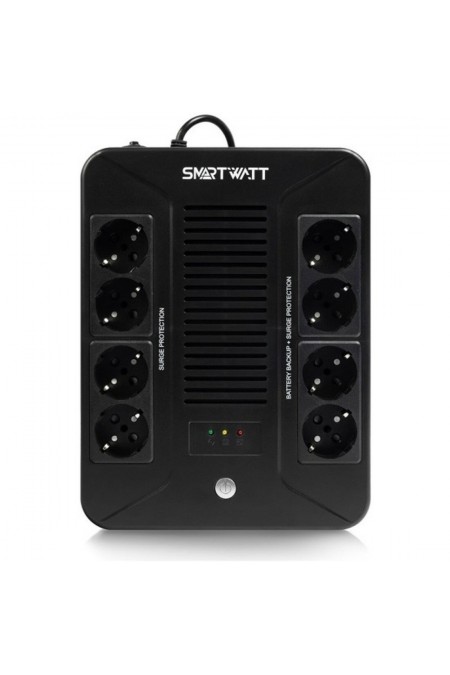 Источник бесперебойного питания Smartwatt UPS SAFE PRO 1000 (черный) 