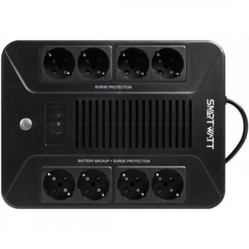 Источник бесперебойного питания Smartwatt UPS SAFE PRO 1000 (черный) 4