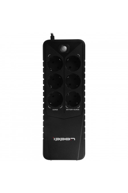 Резервный ИБП IPPON Back Verso 600 New (черный) 2