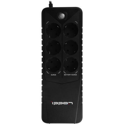 Резервный ИБП IPPON Back Verso 600 New (черный) 2