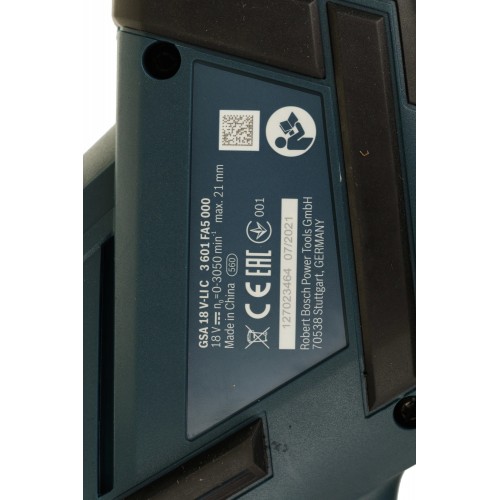 Пила сабельная Bosch GSA 18 V-LI C L-Boxx (06016A5001) 6