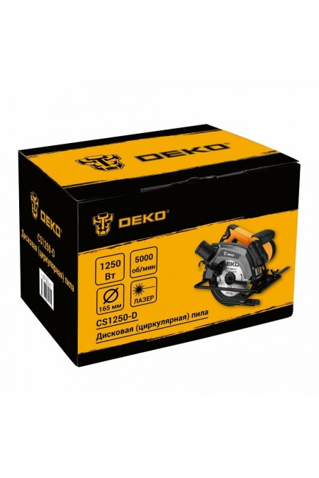 Пила дисковая (циркулярная) Deko CS1250-D (083-1100) 2