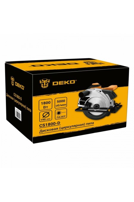 Пила дисковая (циркулярная) Deko CS1800-D (083-1101) 2