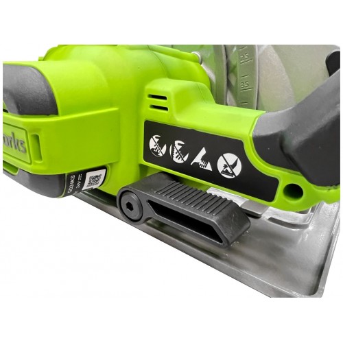 Пила дисковая (циркулярная) GreenWorks GD24CS (1500907) без АКБ и ЗУ 6