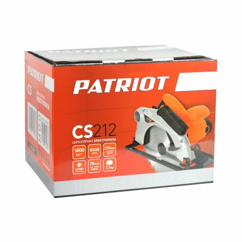 Пила дисковая (циркулярная) PATRIOT CS 212 (190301650) 9