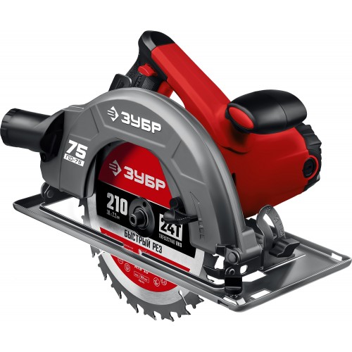 Пила дисковая (циркулярная) Зубр ПД-75 