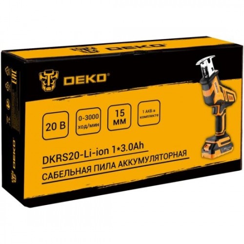 Пила сабельная Deko DKRS20-Li-ion (085-1069) 7