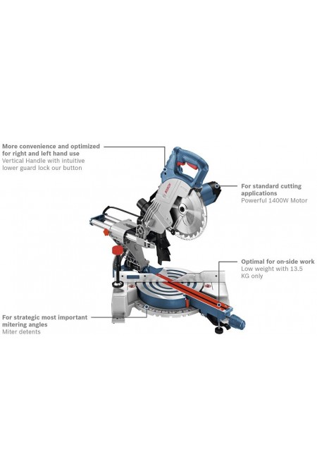 Пила торцовочная Bosch GCM 800 SJ (0601B19000) 5