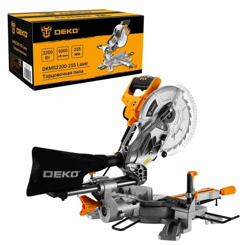 Пила торцовочная Deko DKMS2200-255 Laser (063-4218) 