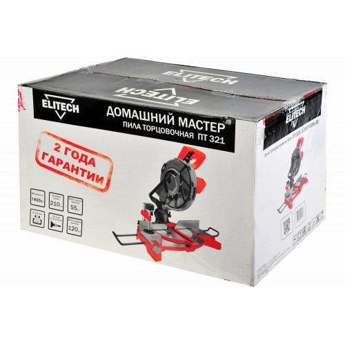 Пила торцовочная Elitech ПТ 321 (E2007.006.00) 4