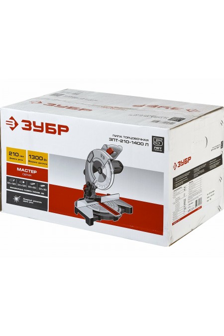 Пила торцовочная ЗУБР МАСТЕР ЗПТ-210-1400 Л 1