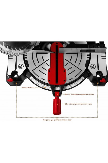Пила торцовочная ЗУБР ЗПТ-255-1800 ЛМ2 4