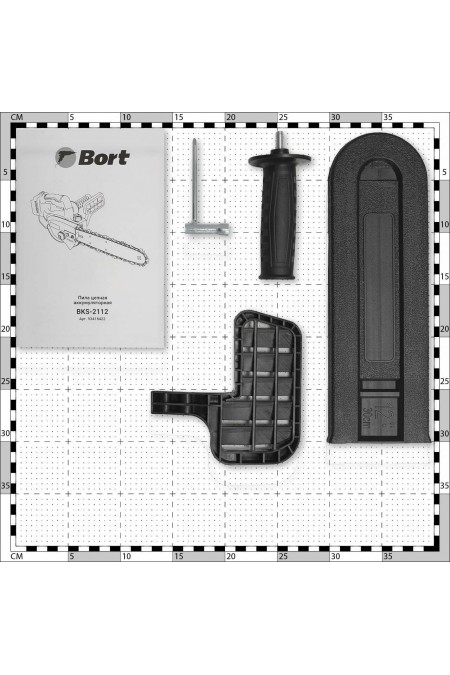 Пила цепная аккумуляторная BORT BKS-2112 (без АКБ и ЗУ) 4