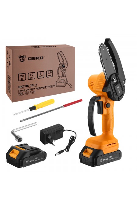 Пила цепная аккумуляторная Deko DKCHS 20-4 (063-4308) 