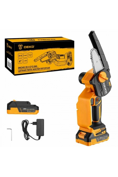 Пила цепная аккумуляторная Deko DKCHS 20-4 (063-4480) 1