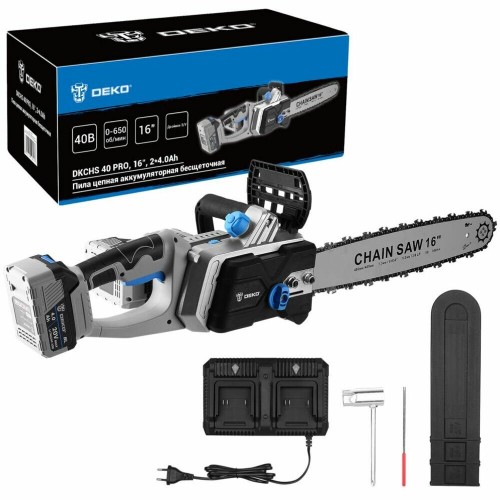 Пила цепная аккумуляторная Deko DKCHS 40 PRO (083-2002) 4