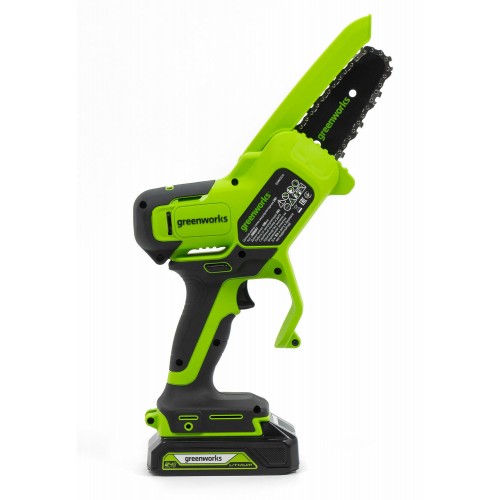 Пила цепная аккумуляторная GreenWorks G24MCS10K2 (2008207UA) 5