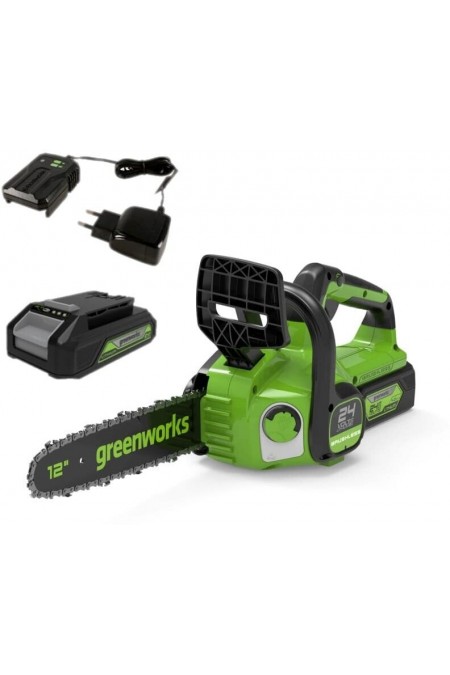 Пила цепная аккумуляторная GreenWorks GD24CS30K4 (2007007UB) 3