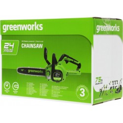 Пила цепная аккумуляторня Greenworks GD24CS30 (2007007) без АКБ и ЗУ