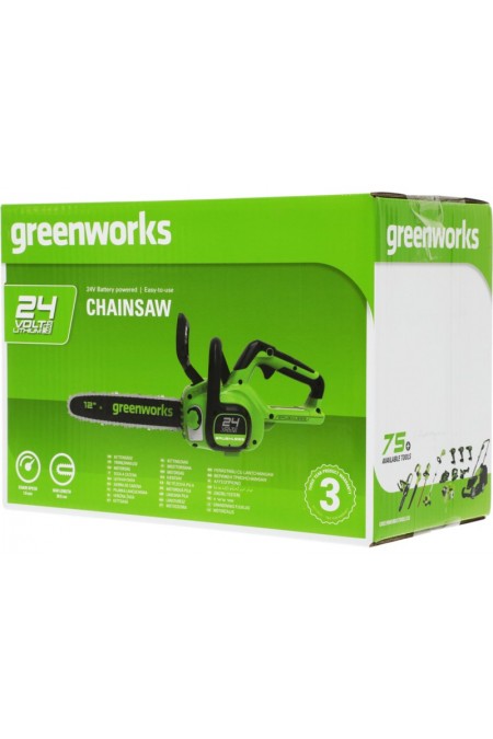 Пила цепная аккумуляторня Greenworks GD24CS30 (2007007) без АКБ и ЗУ 