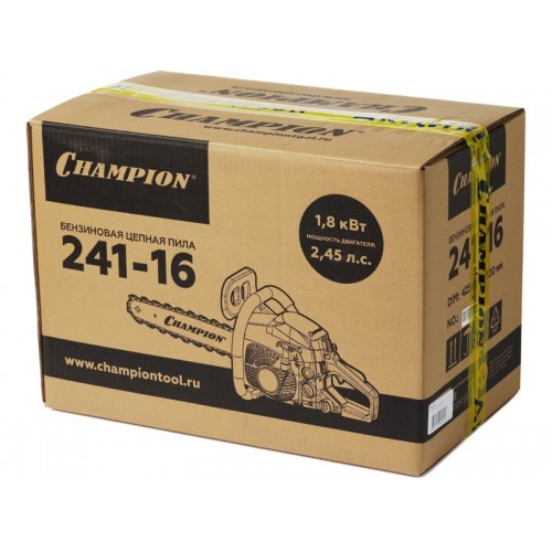 Пила цепная безиновая Champion PN241-16 5