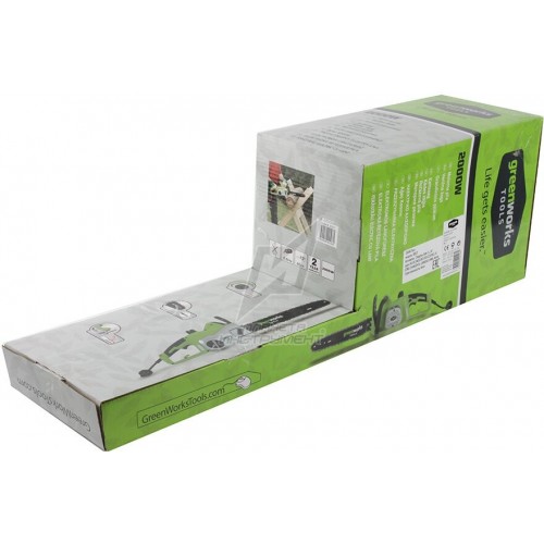 Пила цепная электрическая Greenworks GCS2046 (20037) 8