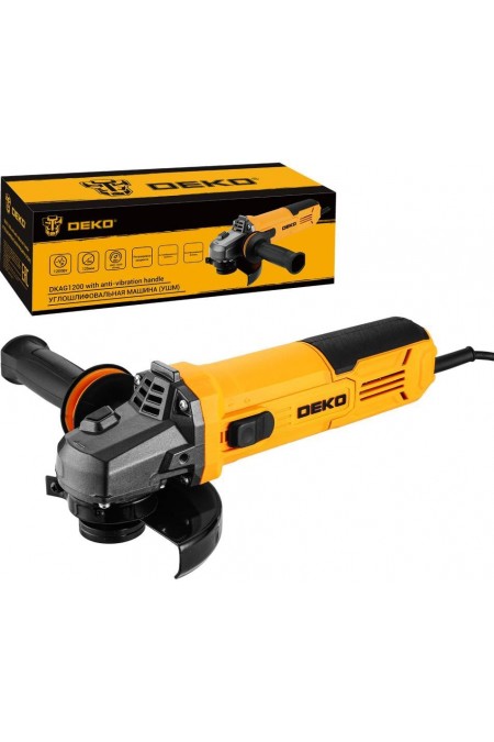 Шлифмашина угловая Deko DKAG1200 (085-1008) 