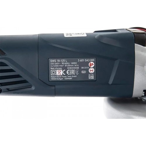 Шлифмашина угловая Bosch GWS 18-125 SL (06017A3200) 3