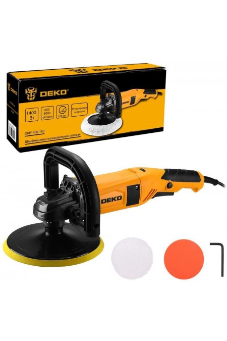 Шлифмашина полировальная Deko DKP1400-180 (083-1049) 