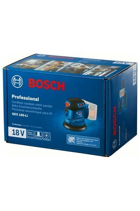 Шлифмашина эксценриковая Bosch GEX 185-Li (06013A5020) 3