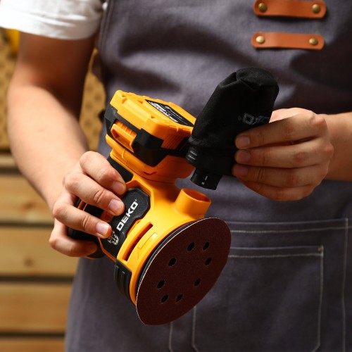 Шлифмашина эксцентриковая DEKO DKCG20-125 (063-4022) 3