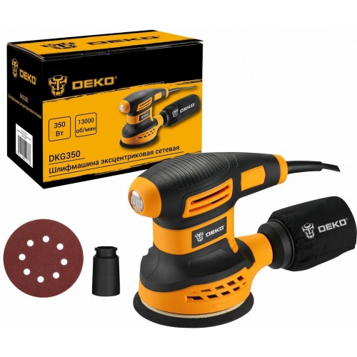 Шлифмашина эксцентриковая DEKO DKG350 (063-4263) 