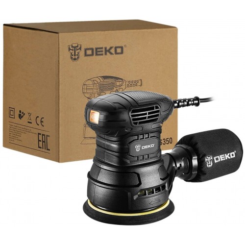 Шлифмашина эксцентриковая DEKO DKG350 (063-4263) 9