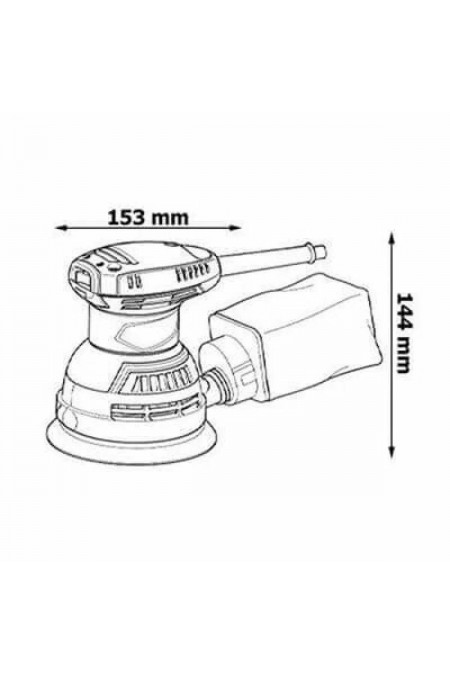 Шлифмашина эксцентриковая Makita M9204B 6
