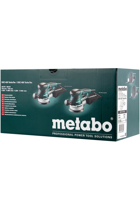 Шлифмашина эксцентриковая Metabo SXE 425 TurboTec (600131000) 2