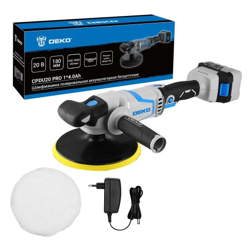 Шлифмашина полировальная Deko CPDU20 PRO (083-1033) 