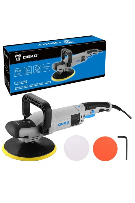 Шлифмашина полировальная Deko P1500-D PRO (083-1050) 