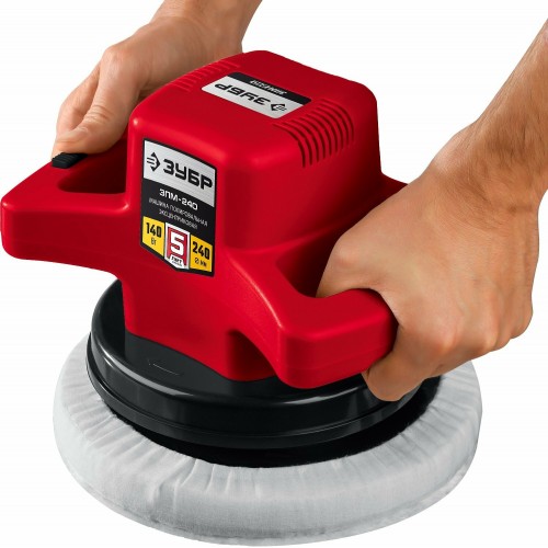 Шлифмашина полировальная ЗУБР ЗПМ-240 3