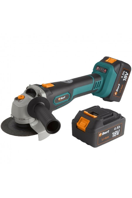 Шлифмашина угловая Bort BWS-18Li-125 (93722340) 