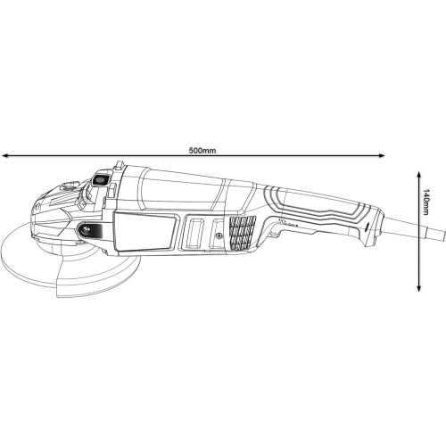 Шлифмашина угловая Bosch GWS 2200-230 RSP (06018C1320) 8